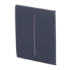 Panel táctil para interruptor de luz doble  - Compatible con AJ-LIGHTCORE-2G - Retroiluminación LED - Panel táctil central sin contacto - Color grafito - Ajax - LightSwitch CenterButton
