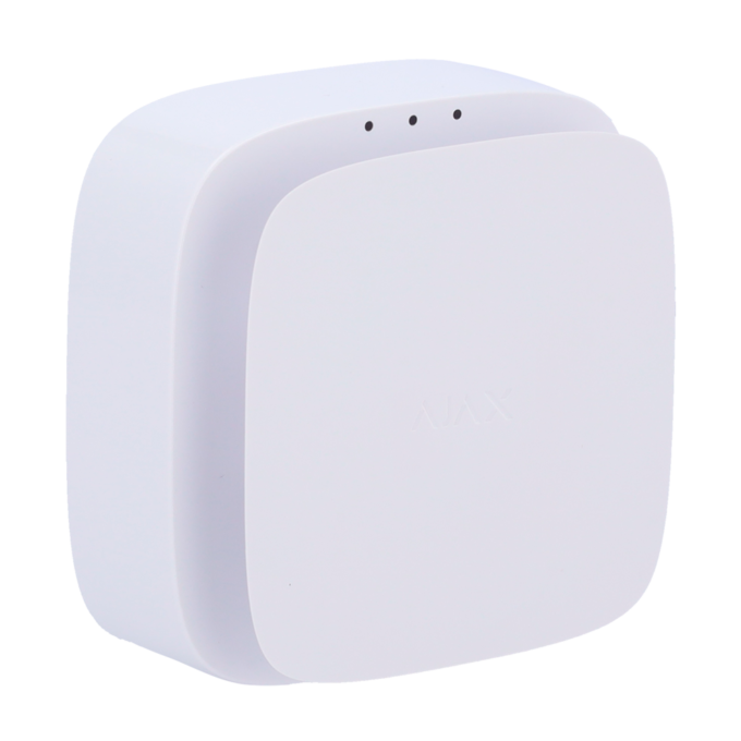 AJ-FIREPROTECT2-HSC-SB-W Detector de humo y CO - Sensor de temperatura - Inalámbrico 868 MHz Jeweller - Sirena 85 dB incorporada - Certificado EN 14604 - Alimentación 2 baterías de litio no reemplazable