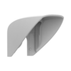 AJ-HOOD Visera para detector de exterior - Compatible con AJ-OUTDOORPROTECT-W - Instalación sencilla - Apto para uso exterior - Color blanco