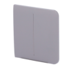Panel táctil para interruptor de luz doble - Compatible con AJ-LIGHTCORE-2G - Retroiluminación LED - Panel táctil lateral sin contacto - Color gris - Ajax - LightSwitch SideButton