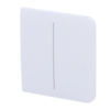 Panel táctil para interruptor de luz doble - Compatible con AJ-LIGHTCORE-2G - Retroiluminación LED - Panel táctil lateral sin contacto - Color blanco - Ajax - LightSwitch SideButton