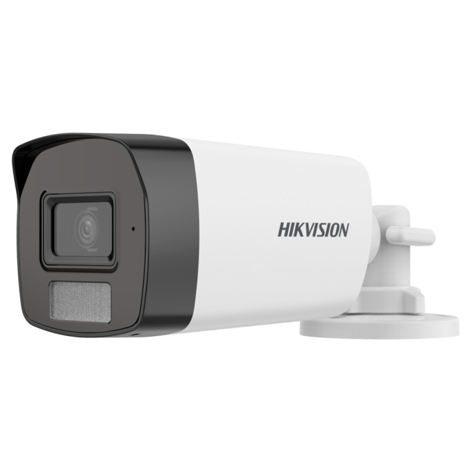 DS-2CE17K0T-LFS(3.6mm) Hikvision - Cámara Bullet 4en1 Gama Value - 3K (2960x1665) CMOS - Lente 3.6 mm | Impermeable IP67 - Dual light: IR LEDs 40 m, luz blanca 40 m - Audio sobre cable coaxial | Micrófono integrado