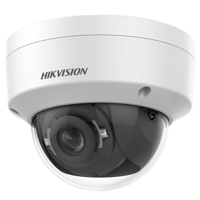 Hikvision - Cámara Domo 4en1 Gama Value - Resolución 8 Megapíxel (3840x2160) - Lente 2.8 mm - EXIR IR alcance 30 m - Impermeable IP67, antivandálica IK10