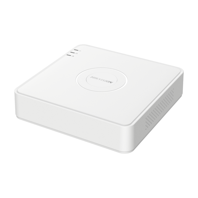 Hikvision - Gama VALUE - Grabador NVR para cámaras IP - 4 CH vídeo PoE 36 W | Resolución máxima 4 Mpx - Ancho de banda 40 Mbps - 1 HDD | Detección de movimiento 2.0