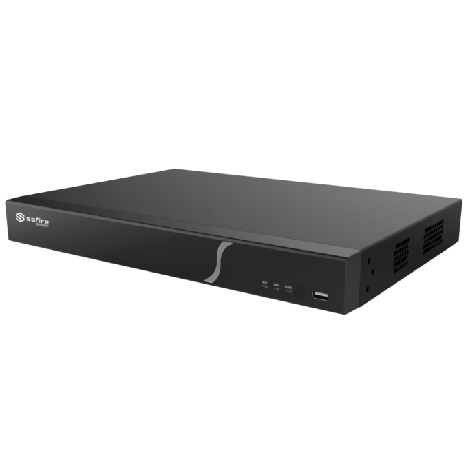 SF-XVR8208A-HU Safire Smart - Grabador analógico XVR Serie 8 - 8CH HDTVI/HDCVI/AHD/CVBS/ 8+8 IP - Salida HDMI 4K y VGA / 2 HDD - Resolución máxima 4K (6FPS) - Audio / Alarmas