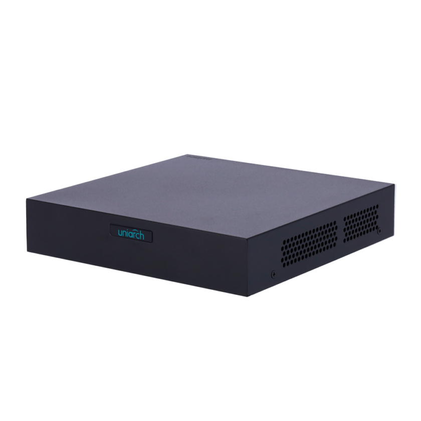 Videograbador 5n1 - Uniarch - 4 CH HDTVI / HDCVI / AHD / CVBS + 2 extra IP - Audio  - Admite 1 disco duro de hasta 6TB