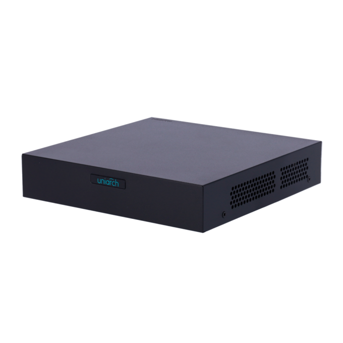 Videograbador 5n1 - Uniarch - 8 CH HDTVI / HDCVI / AHD / CVBS + 2 extra IP - Audio  - Admite 1 disco duro de hasta 6TB