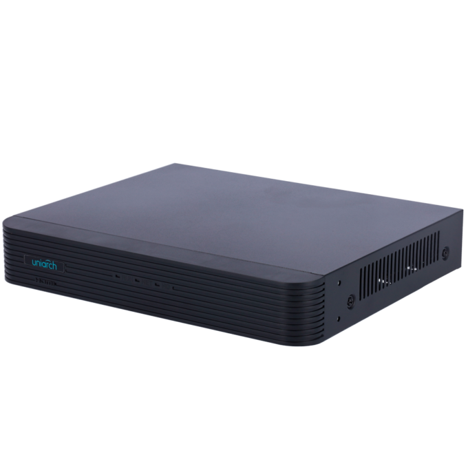 Videograbador 5n1 - Uniarch - 8 CH HDTVI / HDCVI / AHD / CVBS + 4 extra IP - Audio  - Admite 1 disco duro