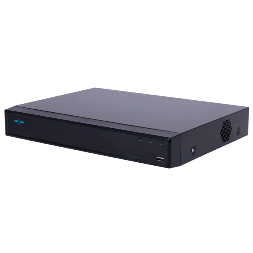 XS-XVR6116ASM-2AI Videograbador 5n1 X-Security - 16 CH HDTVI/HDCVI/AHD/CVBS (5Mpx) + 8 IP (6Mpx) - Alarmas / Audio sobre coaxial - Resolución grabación 5M-N (10FPS) - 2 CH Reconocimiento facial - 16 CH Reconocimiento de humanos y vehículos
