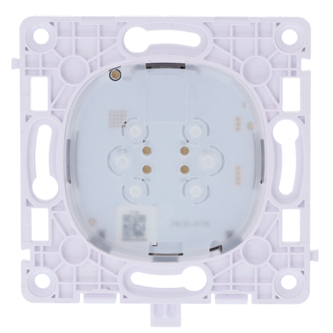 detalle1 Relé para interruptor de luz conmutable - Inalámbrico 868 MHz Jeweller - Alcance de comunicación hasta 1100 m - Alimentación 230 V AC 50 Hz - Sin necesidad de cable neutro - Ajax - LightSwitch LightCore (2 Way)