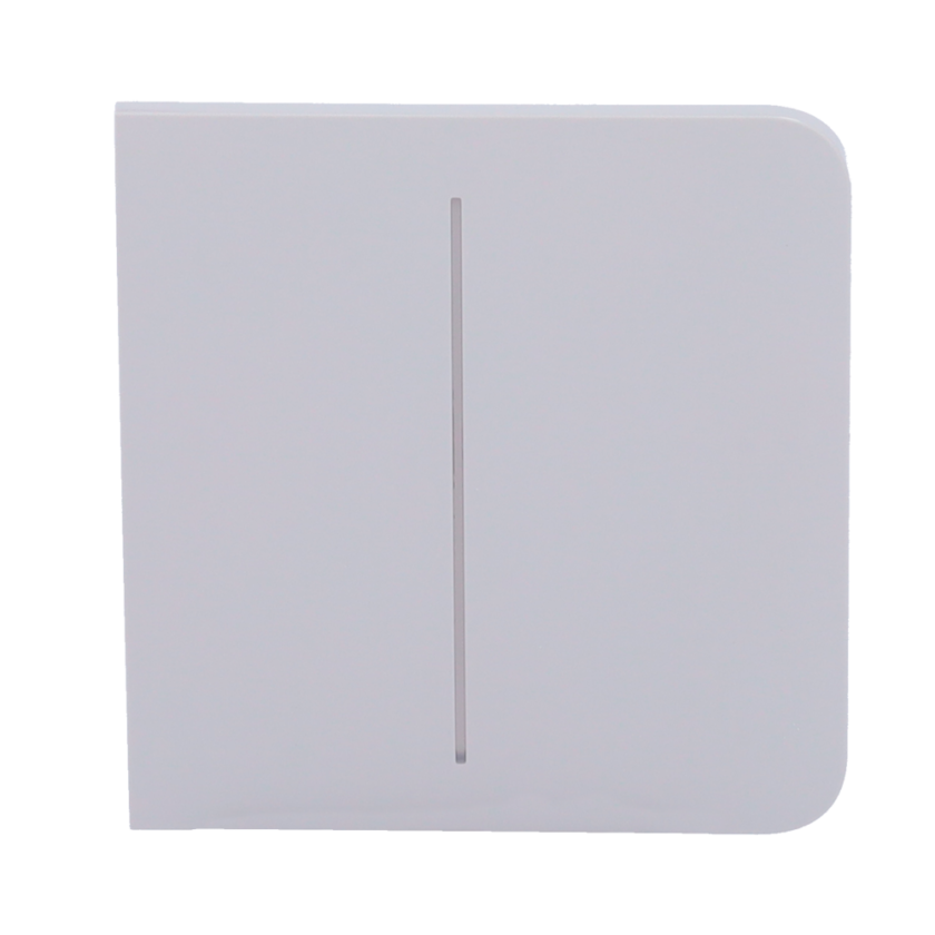 Panel táctil para interruptor de luz doble - Compatible con AJ-LIGHTCORE-2G - Retroiluminación LED - Panel táctil lateral sin contacto - Color niebla - Ajax - LightSwitch SideButton