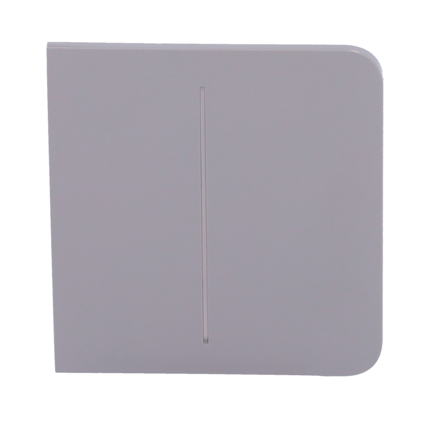 Panel táctil para interruptor de luz doble - Compatible con AJ-LIGHTCORE-2G - Retroiluminación LED - Panel táctil lateral sin contacto - Color gris - Ajax - LightSwitch SideButton