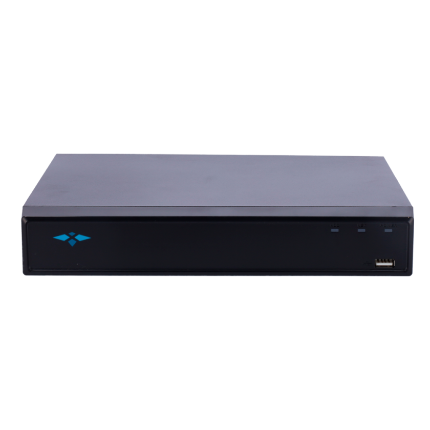 Grabador IP X-Security WizSense AI - 4 CH vídeo IP | 4 CH PoE - Resolución máxima grabación 12 Mpx - Ancho de banda 80 Mbps - Salida HDMI Full HD y VGA - Admite 1 disco duro