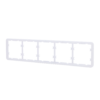 Marco para cinco interruptores - Compatible con 2 x AJ-SIDEBUTTON - Compatible con 3 x AJ-CENTERBUTTON - Ajax - LightSwitch Frame (5 seats)