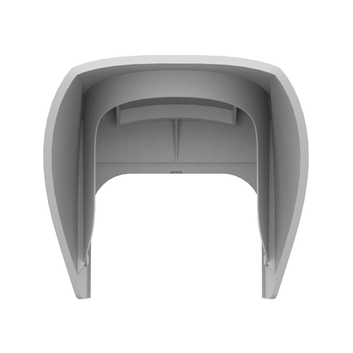 detalle1 Visera para detector de exterior - Compatible con AJ-OUTDOORPROTECT-W - Instalación sencilla - Apto para uso exterior - Color blanco