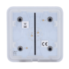 Panel táctil para un interruptor de luz - Compatible AJ-LIGHTCORE-1G / -2W - Retroiluminación LED - Panel táctil sin contacto - Color grafito - Ajax - LightSwitch SoloButton