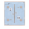 detalle2 Panel táctil para interruptor de luz simple - Compatible con AJ-LIGHTCORE-1G / -2W - Retroiluminación LED - Panel táctil central sin contacto - Color marfil - Ajax - LightSwitch CenterButton