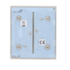 Panel táctil para interruptor de luz simple  - Compatible con AJ-LIGHTCORE-1G / -2W - Retroiluminación LED - Panel táctil central sin contacto - Color ostra - Ajax - LightSwitch CenterButton