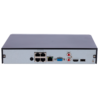 Grabador IP X-Security WizSense AI - 4 CH vídeo IP | 4 CH PoE - Resolución máxima grabación 12 Mpx - Ancho de banda 80 Mbps - Salida HDMI Full HD y VGA - Admite 1 disco duro