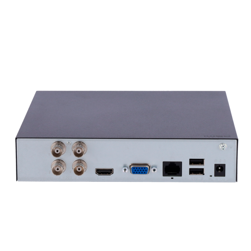 Videograbador 5n1 - Uniarch - 4 CH HDTVI / HDCVI / AHD / CVBS + 2 extra IP - Audio  - Admite 1 disco duro de hasta 6TB