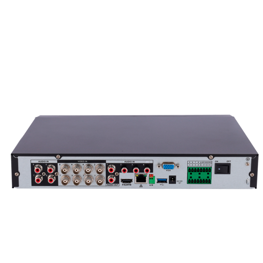 detalle3 Videograbador 5n1 X-Security - 8 CH HDTVI/HDCVI/AHD/CVBS (4K) + 8 IP (8Mpx) - Alarmas | Audio sobre coaxial - Resolución 4K (7FPS) - 2 CH Reconocimiento facial - 8 CH Reconocimiento de humanos y vehículos