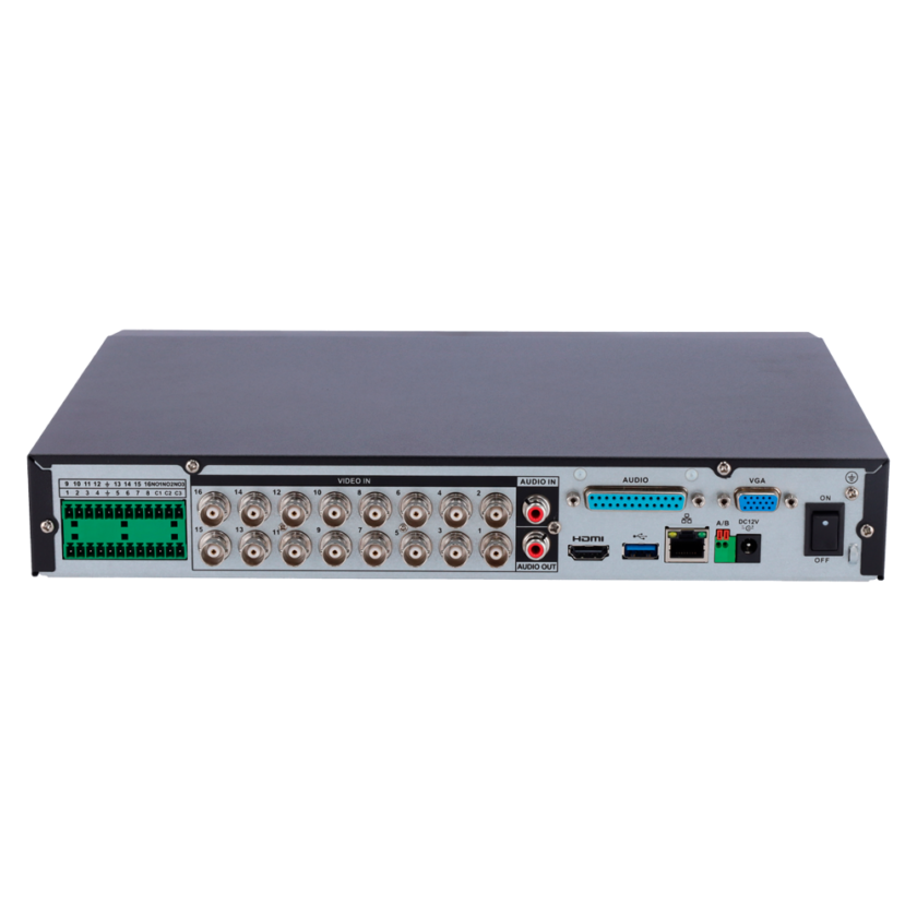 detalle3 Videograbador 5n1 X-Security - 16 CH HDTVI/HDCVI/AHD/CVBS (4K) + 16 IP (8Mpx) - Alarmas | Audio sobre coaxial - Resolución 4K (7FPS) - 2 CH Reconocimiento facial - 8 CH Reconocimiento de humanos y vehículos