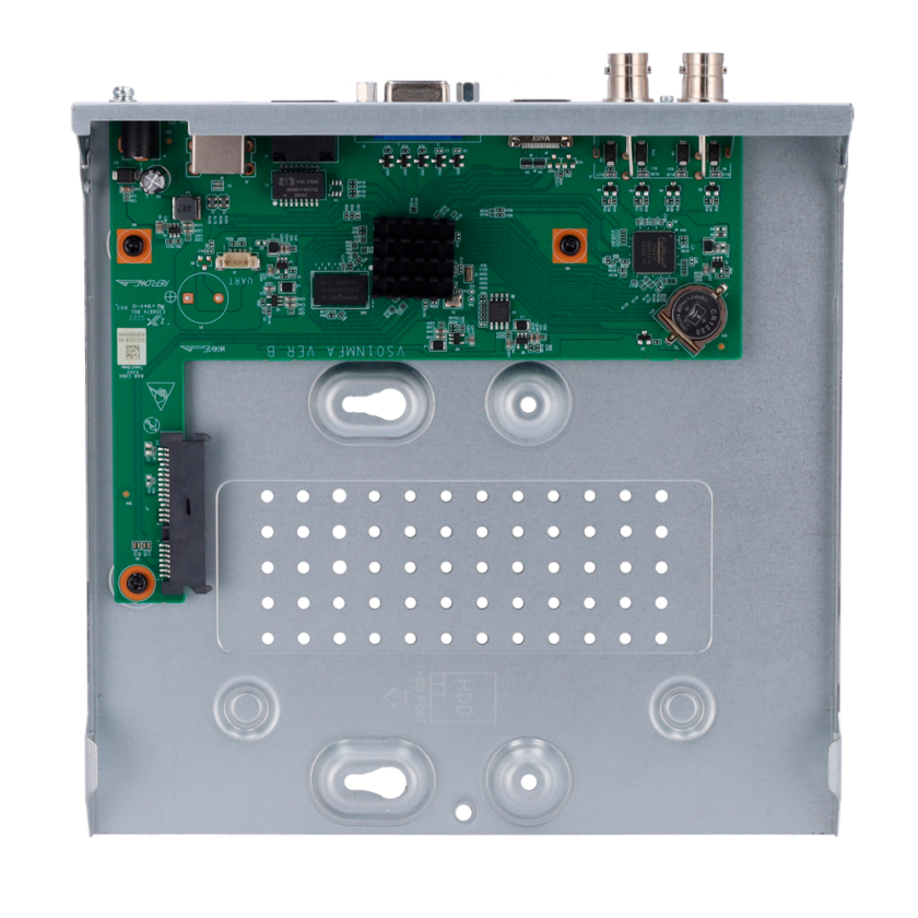 Videograbador 5n1 - Uniarch - 4 CH HDTVI / HDCVI / AHD / CVBS + 2 extra IP - Audio  - Admite 1 disco duro de hasta 6TB