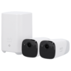 EUFY-CAM2PRO-S221 Kit 2 Cámaras + 1 HomeBase Eufy by Anker - 2K / 13400 mAh / Sensor PIR + Humanos - HomeBase WiFi / LAN / RF con sirena - Almacenamiento integrado 16 GB - Autonomía hasta 1 año - Apta para exterior IP65