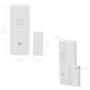 detalle2 Sensor de apertura Eufy by Anker - Inalámbrico 868 MHz - Compatible con el sistema de alarma Eufy - Botón de enlace rápido a HomeBase - Funcionamiento a pilas - Fácil instalación