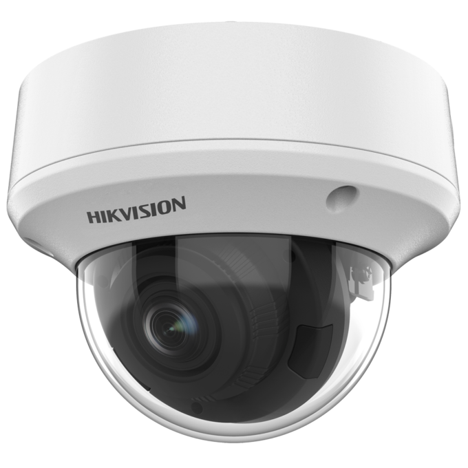 Hikvision - Cámara Domo 4en1 Gama Value - Resolución 8 Megapíxel (3840x2160) - Lente varifocal motorizada 2.7~13.5 mm - IR alcance 60 m - Impermeable IP67, antivandálica IK10
