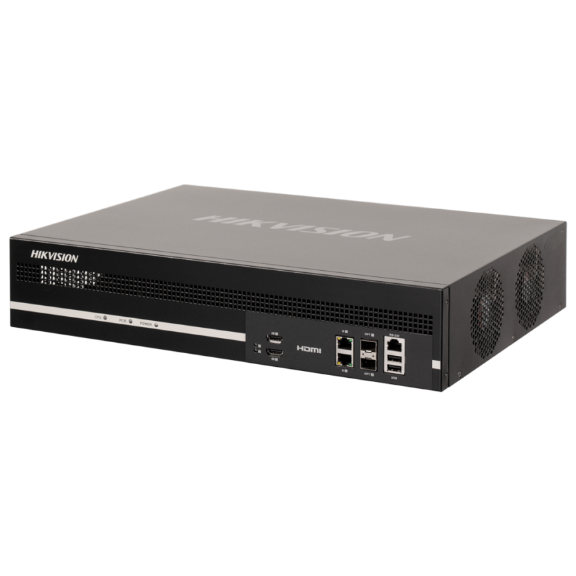 DS-6912UDI(C) Decodificador Hikvision - 192 canales - Capacidad de decodificación hasta 32 MPx - 12 salidas HDMI 4K | 6 salidas DB15 a BNC - Alarmas | Audio - Compatible con ONVIF