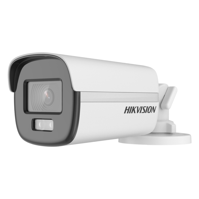 DS-2CE12DF0T-LFS(3.6mm) Hikvision - Cámara Bullet 4en1 Gama VALUE - Resolución 1080p (1920x1080) - Lente 3.6 mm | Luz híbridaalcance 40 m - ColorVu: imagen a color 24 horas - IP67 | Micrófono | Audio sobre coaxial