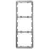 Marco vertical para tres interruptores - Compatible con 2 x AJ-SIDEBUTTON-...-VERT - Compatible con 1 x AJ-CENTERBUTTON...-VERT - Ajax - LightSwitch Vertical Frame (3 seats)