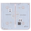 Panel táctil para interruptor doble vertical - Compatible con AJ-LIGHTCORE-2G-VERT - Retroiluminación LED - Panel táctil lateral sin contacto - Color blanco - Ajax - LightSwitch SideButton Vertical