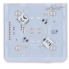 Panel táctil para interruptor de luz regulable - Compatible con AJ-LIGHTCORE-DIMMER-VERT - Retroiluminación LED - Panel táctil lateral sin contacto - Color blanco - Ajax - LightSwitch SideButton (Dimmer) Vertical