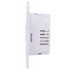 Relé interruptor inteligente simple vertical - Inalámbrico 868 MHz Jeweller - Alcance de comunicación hasta 1100 m - Alimentación 230 V AC 50 Hz - Sin necesidad de cable neutro - Ajax - LightSwitch LightCore Vertical (1 Gang)