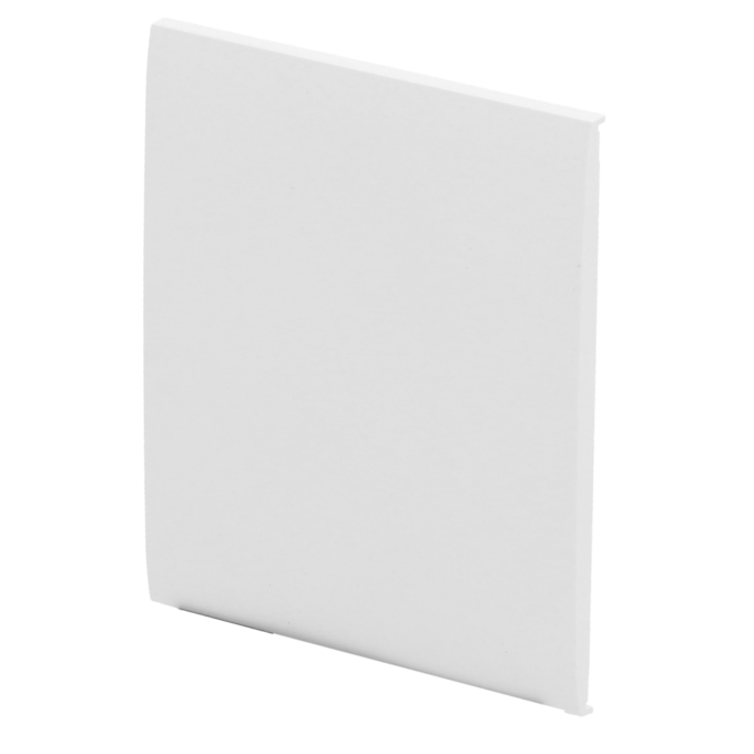 AJ-CENTERBUTTON-1G2W-W Panel táctil para interruptor de luz simple - Compatible con AJ-LIGHTCORE-1G / -2W - Retroiluminación LED - Panel táctil central sin contacto - Color blanco - Ajax - LightSwitch CenterButton