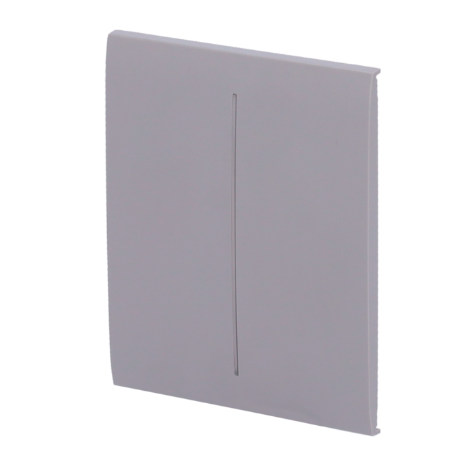 Panel táctil para interruptor de luz doble  - Compatible con AJ-LIGHTCORE-2G - Retroiluminación LED - Panel táctil central sin contacto - Color gris - Ajax - LightSwitch CenterButton