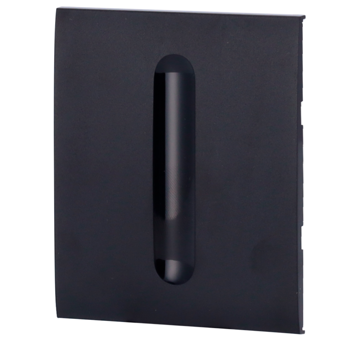 Panel táctil para interruptor de luz regulable - Compatible con AJ-LIGHTCORE-DIMMER - Retroiluminación LED - Panel táctil central sin contacto - Color negro - Ajax - LightSwitch CenterButton (Dimmer)