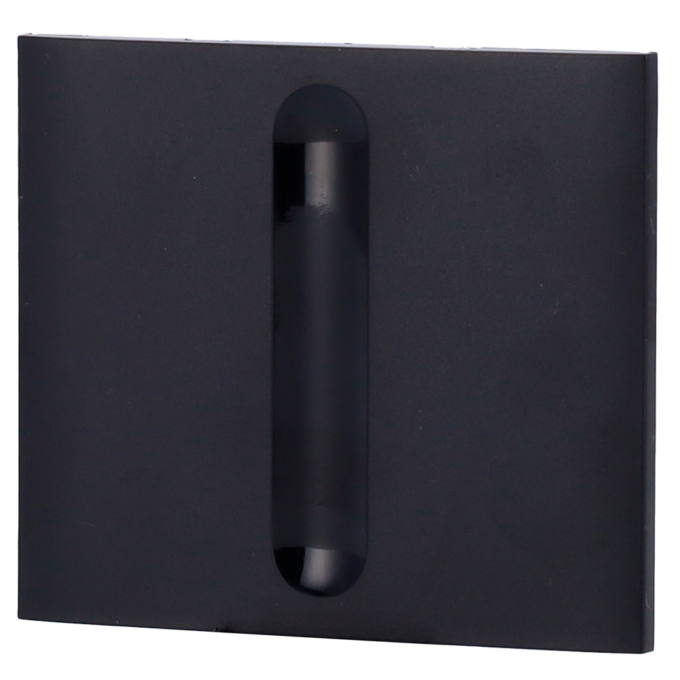 Panel táctil para interruptor de luz regulable - Compatible con AJ-LIGHTCORE-DIMMER-VERT - Retroiluminación LED - Panel táctil central sin contacto - Color negro - Ajax - LightSwitch CenterButton (Dimmer)Vertical