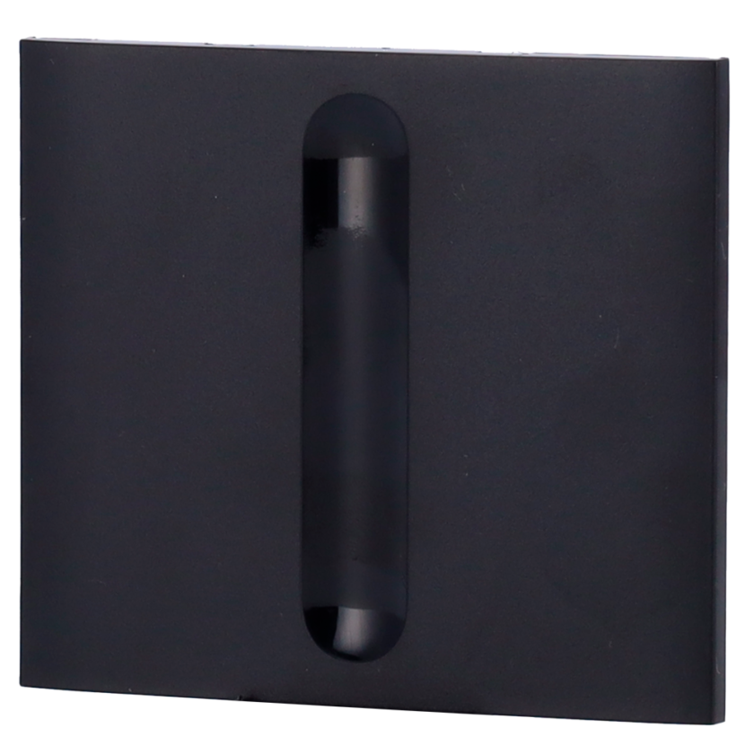 Panel táctil para interruptor de luz regulable - Compatible con AJ-LIGHTCORE-DIMMER-VERT - Retroiluminación LED - Panel táctil central sin contacto - Color negro - Ajax - LightSwitch CenterButton (Dimmer)Vertical