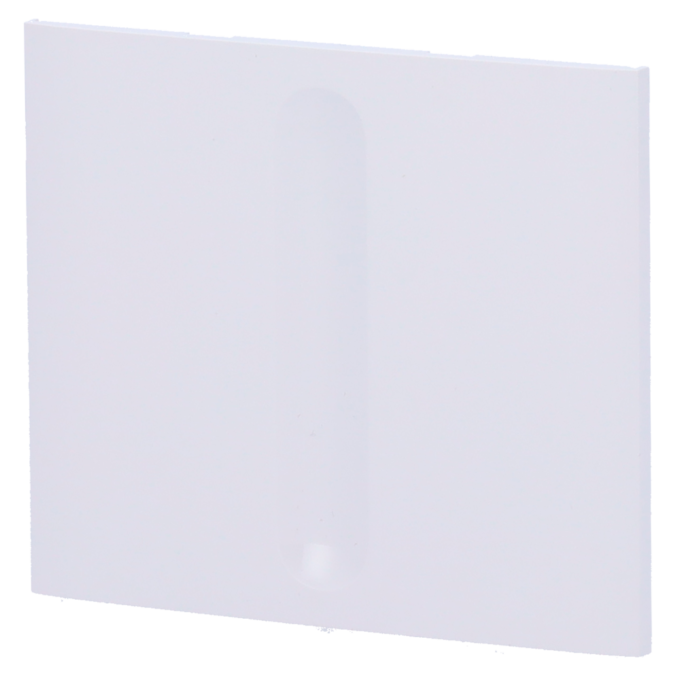 Panel táctil para interruptor de luz regulable - Compatible con AJ-LIGHTCORE-DIMMER-VERT - Retroiluminación LED - Panel táctil central sin contacto - Color blanco - Ajax - CenterButton (Dimmer) Vertical