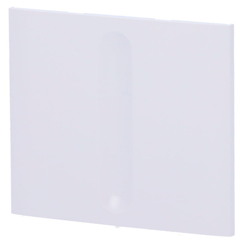 Panel táctil para interruptor de luz regulable - Compatible con AJ-LIGHTCORE-DIMMER-VERT - Retroiluminación LED - Panel táctil central sin contacto - Color blanco - Ajax - CenterButton (Dimmer) Vertical