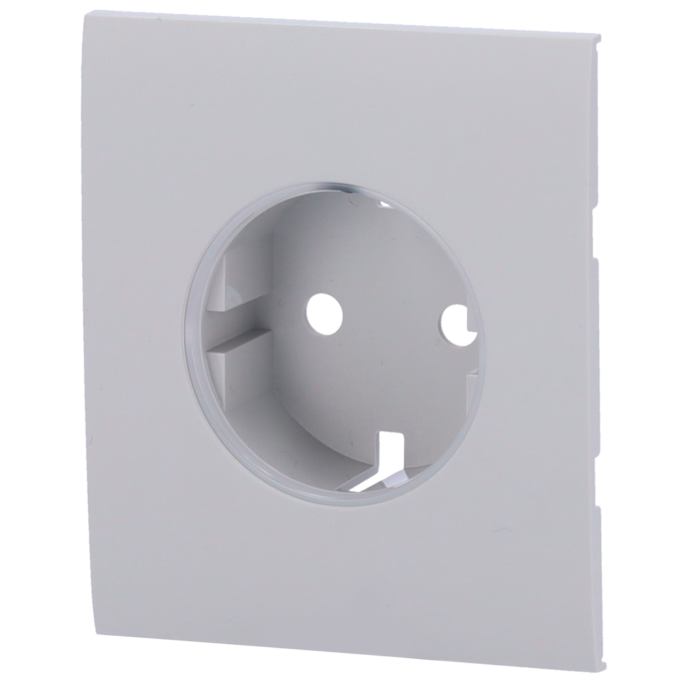 Tapa central para enchufe básico tipo F - Compatible con AJ-OUTLETCORE-BASIC - Protección contra polvo, salpicaduras, objetos - Sin monitorizacion de consumo - Sin control remoto  - Color niebla