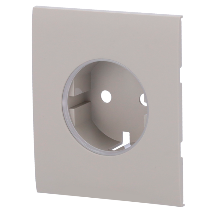 Tapa central para enchufe básico tipo F - Compatible con AJ-OUTLETCORE-BASIC - Protección contra polvo, salpicaduras, objetos - Sin monitorizacion de consumo - Sin control remoto  - Color oliva