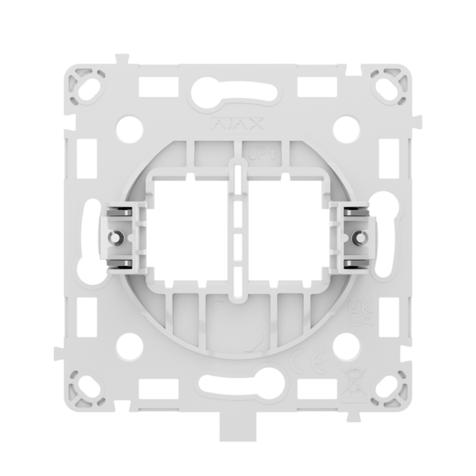 Soporte para tapa de la caja de montaje - Compatibilidad con tapas AJ-SOLOCOVER-CP - AJ-SIDECOVER-CP y AJ-CENTERCOVER-CP - Combinable con interruptores y enchufes Ajax - Ajax - CoverHolder [55]
