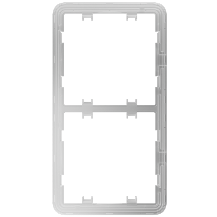 Marco vertical para dos dispositivos - Compatible con AJ-SIDEBUTTON-...-VERT - AJ-SIDECOVER-...-VERT - Ajax - LightSwitch Vertical Frame (2 seats)