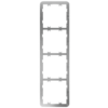 Marco vertical para cuatro dispositivos - Compatible con 2 x AJ-SIDEBUTTON-...-VERT - Compatible con 2 x AJ-CENTERBUTTON-...-VERT - Ajax - LightSwitch Vertical Frame (4 seats)