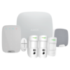 Kit de alarma profesional - Certificado Grado 2 - Comunicación Ethernet / dual SIM - Inalámbrico 868 MHz Jeweller y Wings - Ajax HUB 2, 2 PIRCAM PhOD, 1 detector PIR - 1 mando, 1 teclado y 1 sirena interior