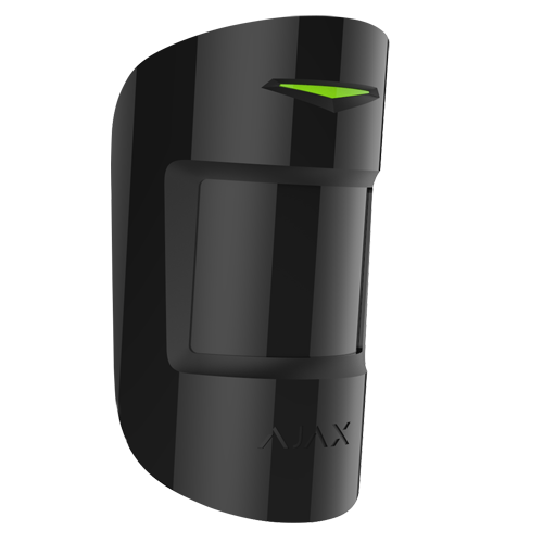 AJ-MOTIONPROTECTPLUS-B Detector PIR - Grado 2 - Doble tecnología : PIR y microondas banda K - Inalámbrico 868 MHz Jeweller - Inmunidad ante mascotas - Sensibilidad ajustable - Rango de detección 12 m